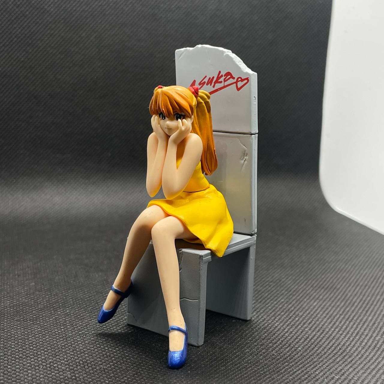Asuka Langley Soryu Sitting Figure — Neon Genesis Evangelion