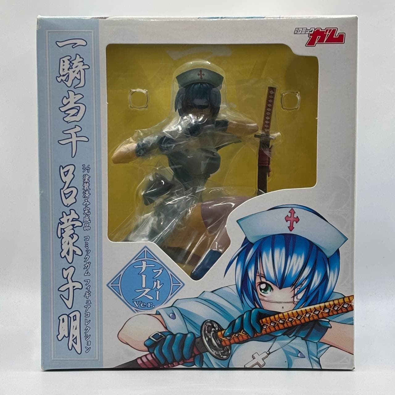 Ikkitousen Ryomou Shimei Blue Nurse Ver 1/7 Scale Anime Figure Comic Gum — Ikkitousen / Battle Vixens (一騎当千)